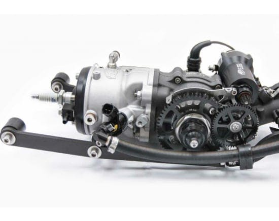 Powerful 2-stroke 100cc DFi engine