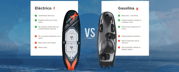 ¿Qué tabla elegir - eléctrica o a gasolina?