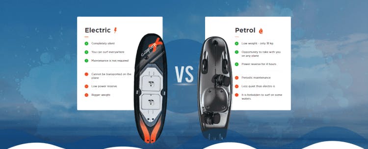 Which board to choose - electric or gasoline?